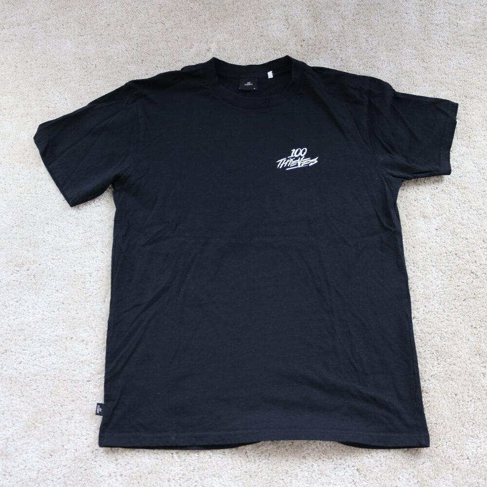 100 Thieves Black Short Sleeve Tee
